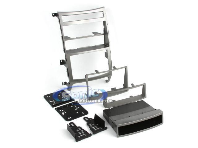 Metra - Dash Kit for Select 2007-2013 Hyundai Veracruz DIN DDIN - Silver - image 4