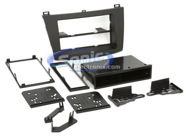 Metra - Dash Kit for Select 2010-2013 Mazda 3 DIN DDIN - Black - image 2
