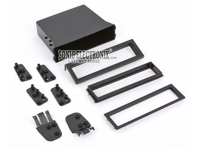 Metra - Dask Pocket for Select 1992-2011 Subaru Volkswagen Mercedes-Benz Mitsubishi DIN - Black - image 4