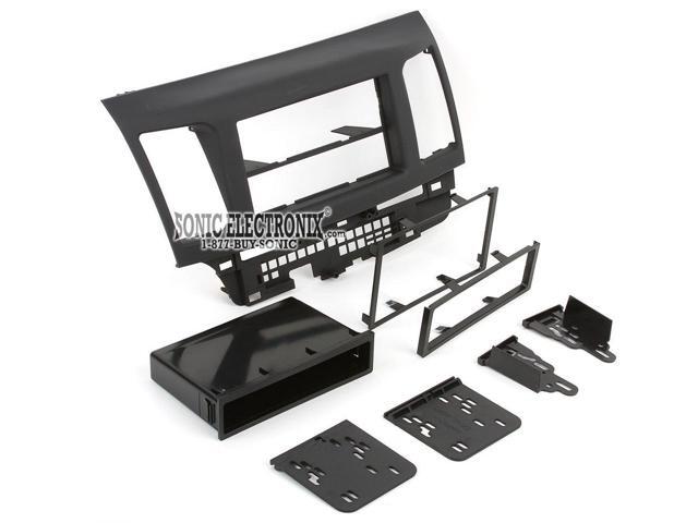 Metra - Dash Kit for Select 2008-2017 Mitsubishi Lancer DIN DDIN - Black - image 4