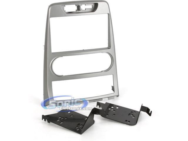 Metra - Dash Kit for Select 2010-2012 Hyundai Genesis DDIN - Silver - image 3