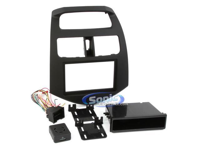 Metra 99-3309B-LC Single/Double DIN Stereo Dash Kit for 2013-up Chevrolet Spark
