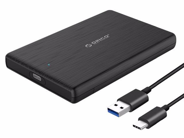 ORICO 2.5'' HDD Enclosure USB C to SATA III 2.5inch 6Gbps High Speed HDD Enclosure for 7/9.5 mm HDD SSD Support UASP Up to 6TB - 2189C3