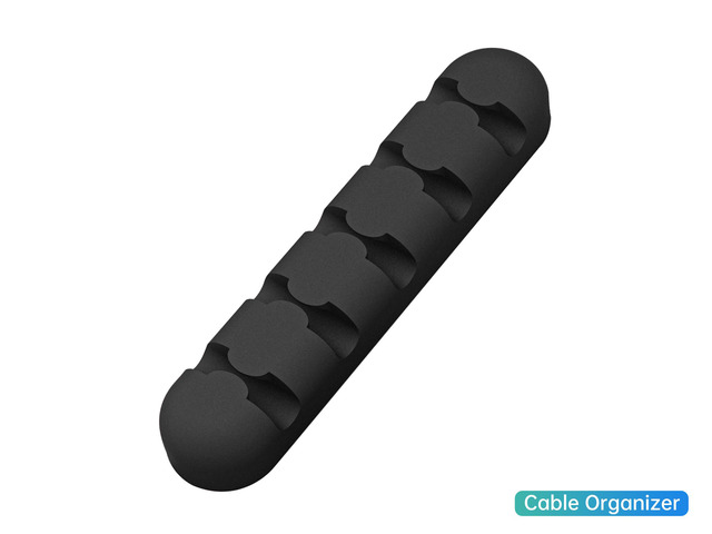 ORICO Multipurpose Silicone Cable Clip Grip Wire Cord Type USB Desk Wall Desktop Organizer Charger Holder for Power Cords and Cellphone Cables