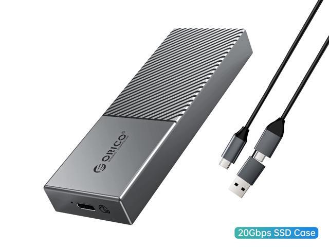 Orico USB 3.2 Gen2X2 20Gbps for M.2 NVMe SSDs Aluminum External Case - Gray