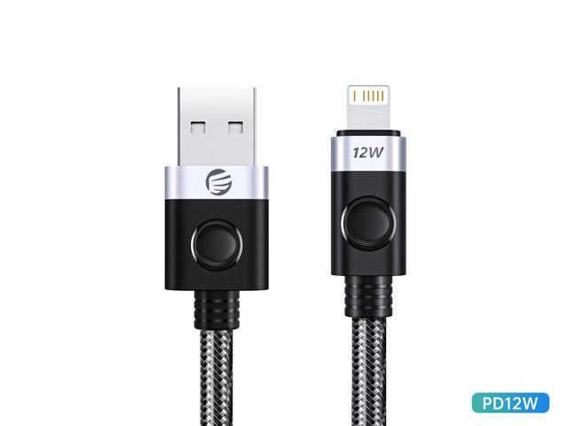 ORICO USB A to Lightning Cable PD 12W MacBook Fast Charging for iPhone Charger A to Lightning Cable for iPhone13/12 Pro Max - 5 ft.