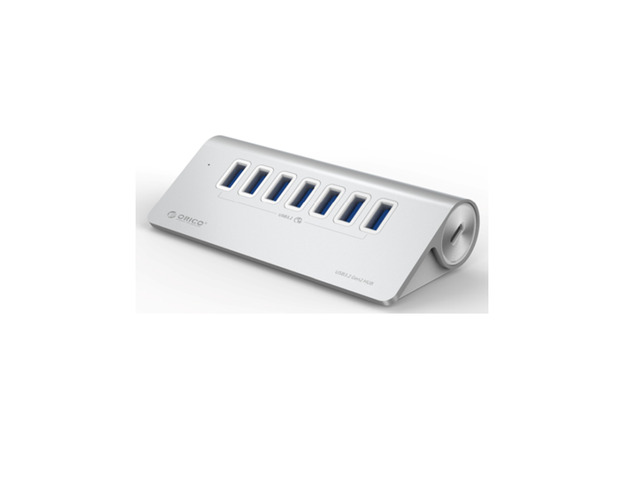 ORICO 7 Port USB 3.2 HUb, USB C Hub with 10Gbps High Speed Data Transfer, Aluminum USB C Splitter wih 1.64Ft Data Cable and a USB C to USB...