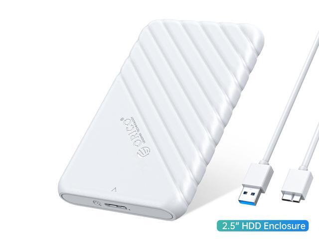 ORICO USB3.0 2.5 inch External Hard Drive Enclosure SATA 5Gbps HDD SSD Storage HDD Case Support Up to 6TB SSD UASP protocols and TRIM for PC Laptop.