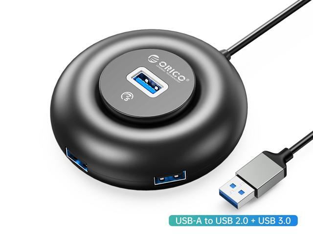 4 Port USB 3.0 HUB, ORICO USB3.0 to USB 3.0, 2x 2.0 Ultra Slim Portable Splitter Card Reader Adapter for MacBook Pro, iPad Pro, XPS, Pixelbook, and...