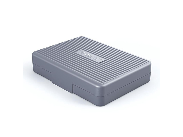ORICO 3.5 inch HDD Protection Box Case Storage Case PP+EVA Material Anti-Static/Anti-Shake/Water Resistant/Dust Resistant - 1 Pack Gray