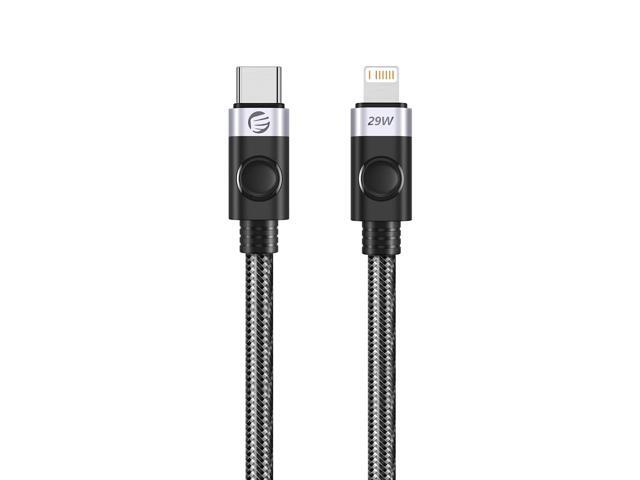 ORICO USB C to Lightning Cable PD 29W MacBook USB C Fast Charging for iPhone Charger Type C Cable for iPhone13/12 Pro Max - 5 ft.