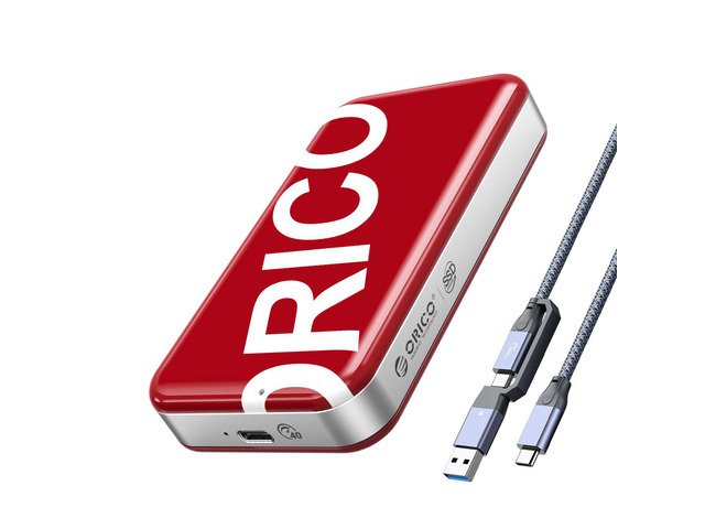 ORICO SUPRE Series USB4 Portable SSD External Solid State Drive 3100MB/S with USB C to A/C Cables 2T/1T/512G/256G for Gaming Video Editing 2TB USB...