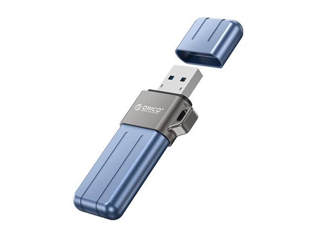 ORICO X Series USB Flash Drive USB 3.2 Flash Drive 260MB/S Pendrive USB3.2 Flash Drive for Android Micro/PC 128GB Blue 256GB USB A to USB C