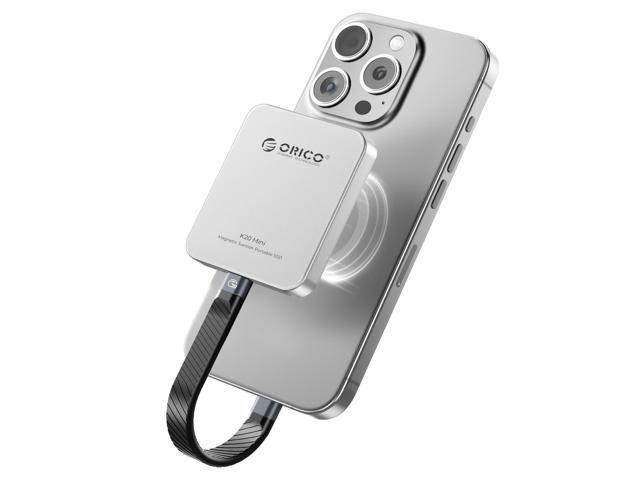 ORICO K20Mini External SSD 1TB Aluminum Alloy Magnetic Portable SSD Up to 2000MB/s Magnetic Portable Solid State Drive for iphone 15 Pro Max,...