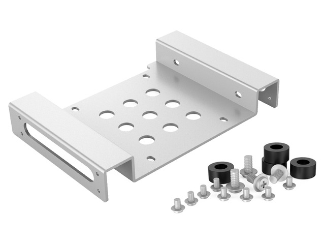ORICO Aluminum 2.5 inch 5.25 to 3.5 Mounting Bracket for 2.5 inch SATA & IDE HDD SSD Hard Drive Bay Converter Mounting Bracket Adapter Kit with...