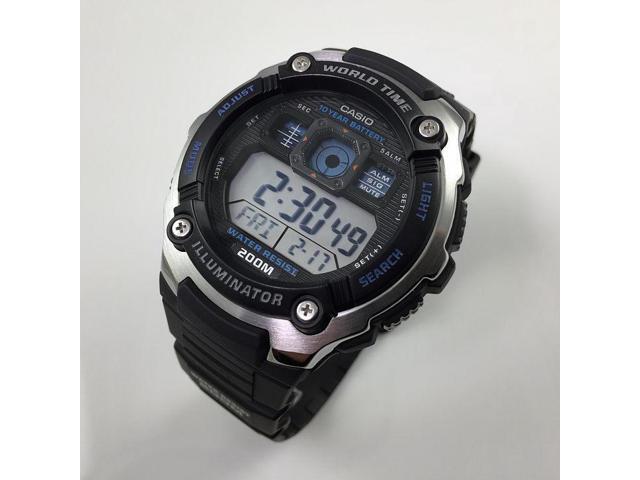 Casio - Men's Digital Multifunction Sport Watch - Black - image 3