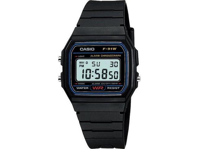 Men's Casio Classic Black Digital Watch F91W-1 F91W-1D