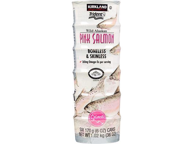 UPC 096619653133 product image for Kirkland Signature Wild Alaskan Pink Salmon, 6 oz, 6-count | upcitemdb.com