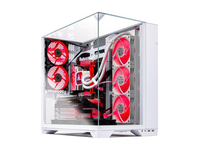 Skytech O11 Vision Gaming PC Desktop, Ryzen 9 9900X3D 4.4 GHz (5.5GHz Turbo Boost), AMD RX 9070 XT 16GB GDDR6, 1TB Gen4 NVMe SSD, 32GB DDR5 RAM...