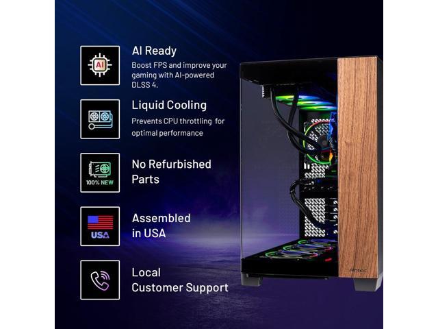 Skytech Prism 4 Gaming PC Desktop, Ryzen 7 9800X3D 4.7 GHz (5.2 GHz Turbo), NVIDIA RTX 5090 32GB,X870 Motherboard, 2TB Gen4 NVMe SSD, 32GB DDR5...