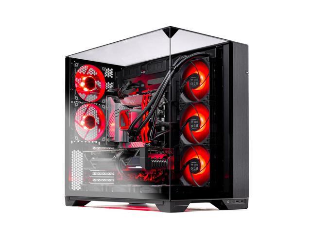Skytech O11 Vision Gaming PC Desktop, AMD Ryzen 9 9900X3D 4.4GHz, NVIDIA RTX 5080 16GB, X870 Board, 4TB Gen4 NVMe SSD, 64GB DDR5 RAM, 1000W GOLD...