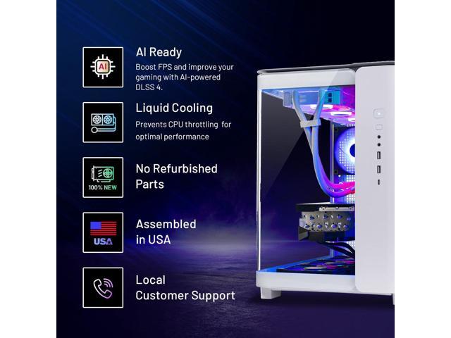 Skytech Gaming King 95 Gaming PC, AMD Ryzen 7 9800X3D 4.7GHz, NVIDIA RTX 5080 16GB, 2TB Gen4 NVMe SSD, 32GB DDR5 RAM 6000, 850W GOLD ATX 3 PSU, 360...