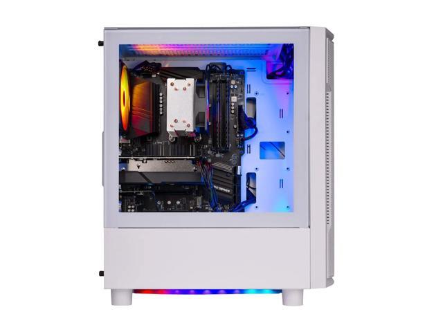 Skytech Gaming Archangel Gaming PC, AMD Ryzen 5 5500 3.6GHz, NVIDIA RTX 3050 6GB VRAM, 500GB NVMe SSD, 16GB DDR4 RAM 3200, 650W GOLD PSU, Wi-Fi,...