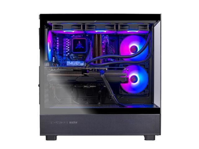 Skytech Gaming Azure 3 Gaming PC, AMD Ryzen 7 7800X3D 4.2GHz, AMD RX 9070 XT 16GB VRAM, 1TB NVMe SSD, 32GB DDR5 RAM, 850W GOLD ATX 3 PSU, 360 ARGB...