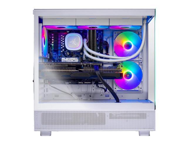 Skytech Gaming Azure 3 Gaming PC, AMD Ryzen 7 9800X3D 4.7GHz, AMD RX 9070 XT 16GB VRAM, 1TB NVMe SSD, 32GB DDR5 RAM, 850W GOLD ATX 3 PSU, 360 ARGB...