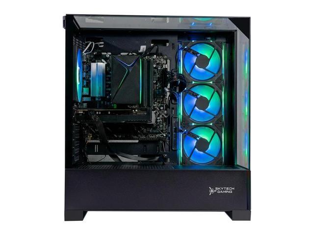 Skytech Gaming Shadow 5 Gaming PC, AMD Ryzen 7 7700 3.8GHz, NVIDIA RTX 5060 Ti 8GB VRAM, 1TB NVMe SSD, 16GB DDR5 RAM 6000, 750W GOLD PSU, Wi-Fi,...
