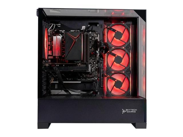 Skytech Gaming Shadow 5 Gaming PC, AMD Ryzen 7 7700 3.8GHz, NVIDIA RTX 5060 Ti 8GB VRAM, 1TB NVMe SSD, 16GB DDR5 RAM 6000, 750W GOLD PSU, Wi-Fi,...