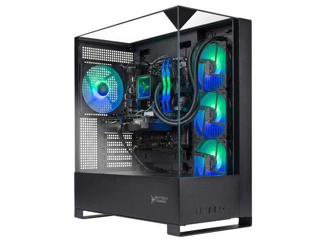 Skytech Gaming Shadow 5 Gaming PC, AMD Ryzen 7 7800X3D 4.2GHz, NVIDIA RTX 5070 12GB VRAM, 1TB Gen4 NVMe SSD, 32GB DDR5 RAM 6000, 750W GOLD PSU, 360...