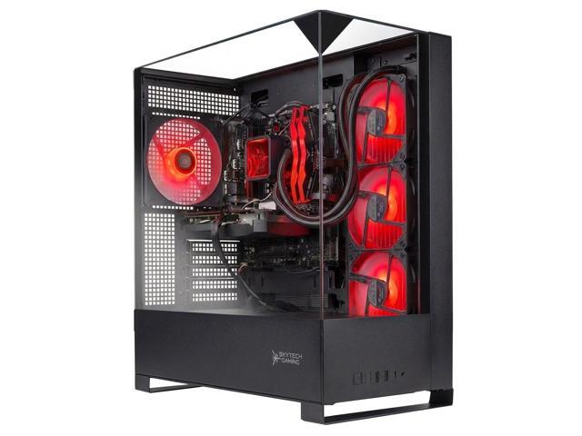 Skytech Gaming Shadow 5 Gaming PC, AMD Ryzen 7 7800X3D 4.2GHz, NVIDIA RTX 5070 12GB VRAM, 1TB Gen4 NVMe SSD, 32GB DDR5 RAM 6000, 750W GOLD PSU, 360...