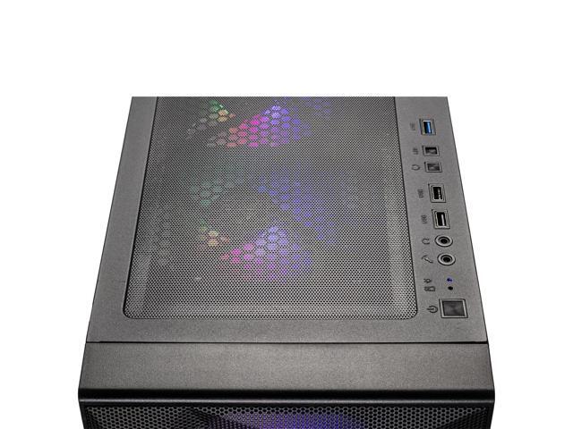 Skytech Gaming Storm Gaming PC, AMD Ryzen 7 5700 3.7GHz, AMD Radeon RX 9060 8GB GDDR6, 1TB NVMe SSD, 16GB DDR4 RAM 3200, 650W GOLD PSU, Wi-Fi, Win...