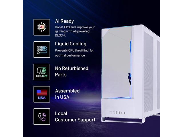 Skytech Gaming Archangel 5 Gaming PC, Intel Ultra 7 270K 5.4GHz, NVIDIA RTX 5070 12GB VRAM, 1TB NVMe SSD, 32GB DDR5 RAM 5600, 750W GOLD PSU, 360...