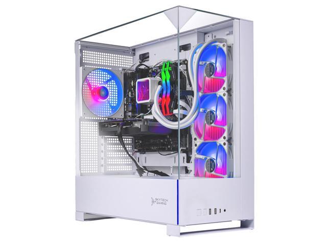 Skytech Gaming Archangel 5 Gaming PC, AMD Ryzen 7 9800X3D 4.7GHz, NVIDIA RTX 5070 12GB VRAM, 1TB NVMe SSD, 32GB DDR5 RAM, 750W GOLD PSU, 360 ARGB...