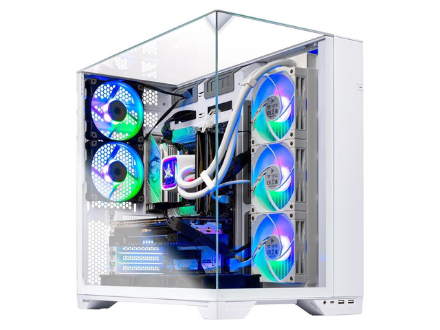 Skytech Gaming O11 Vision Gaming PC, AMD Ryzen 7 7700X 4.5GHz, AMD RX 9070 XT 16GB VRAM, 1TB NVMe SSD, 16GB DDR5 RAM 6000 Non-RGB, 850W GOLD ATX 3...