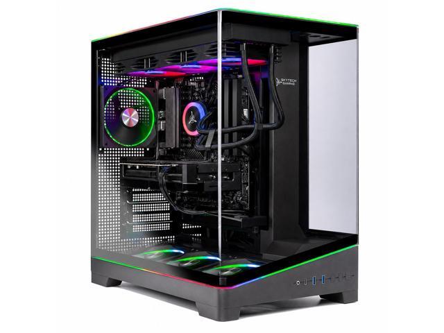 Skytech Gaming Harpy Gaming PC, AMD Ryzen 7 8700F 4.1GHz, AMD RX 9070XT 16GB VRAM, 1TB Gen4 NVMe SSD, 32GB DDR5 RAM 5600, 850W GOLD ATX 3 PSU, 360...
