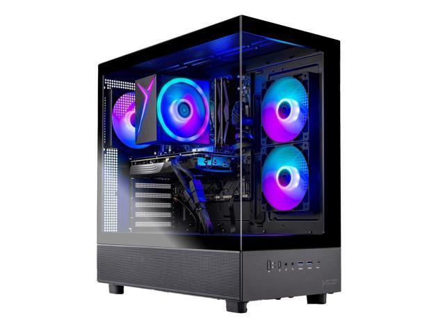 Skytech Gaming Azure 3 Gaming PC, Intel i5 14400F 2.5GHz, NVIDIA RTX 5070 12GB VRAM, 1TB NVMe SSD, 16GB DDR4 RAM 3200, 850W GOLD ATX 3 PSU, Wi-Fi...