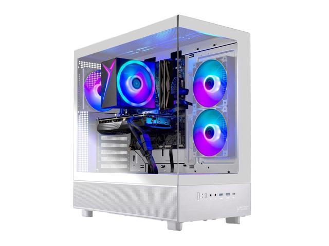 Skytech Gaming Azure 3 Gaming PC, Intel i5 14400F 2.5GHz, NVIDIA RTX 5060 Ti 8GB VRAM, 1TB Gen4 NVMe SSD, 16GB DDR4 RAM 3200, 650W GOLD PSU, Wi-Fi...
