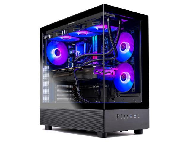 Skytech Gaming Azure 3 Gaming PC, AMD Ryzen 7 7700X 4.5GHz, AMD RX 9070XT 16GB VRAM, 1TB NVMe SSD, 16GB DDR5 RAM 6000, 850W GOLD ATX 3 PSU, 360...