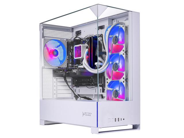 Skytech Gaming Archangel 5 Gaming PC, Intel i7 14700F 2.1GHz, NVIDIA RTX 5070 12GB VRAM, 1TB Gen4 NVMe SSD, 32GB DDR4 RAM 3200, 750W GOLD PSU, 360...
