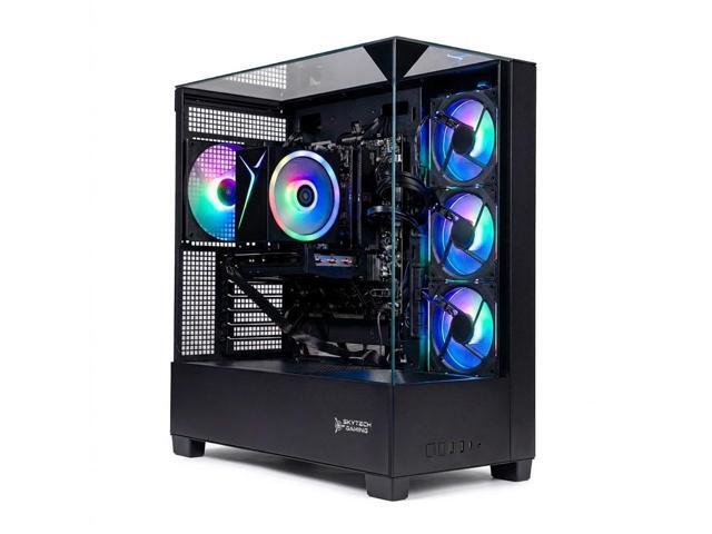 Skytech Gaming Shadow 5 Gaming PC, Intel i5 14400F 2.5GHz, NVIDIA RTX 5060 Ti 8GB VRAM, 1TB NVMe SSD, 32GB DDR4 RAM 3200, 750W GOLD PSU, Wi-Fi 5,...