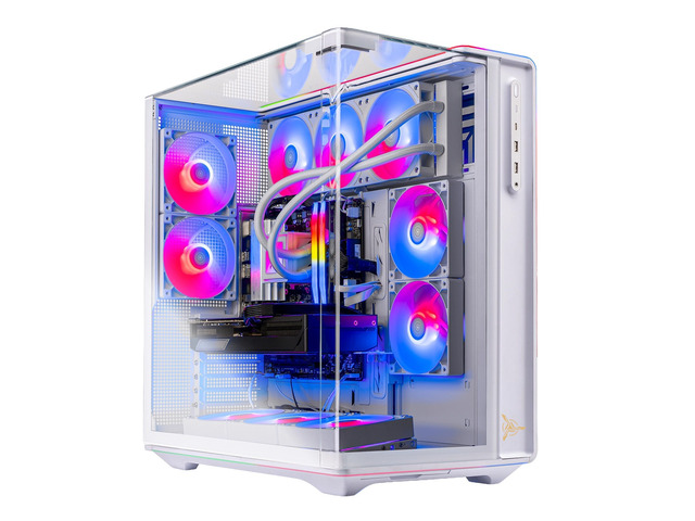 Skytech Gaming Prism 5 Gaming PC, AMD Ryzen 7 9850X3D 4.7GHz, NVIDIA RTX 5090 32GB VRAM, X870 Board, 4TB Gen4 NVMe SSD, 64GB DDR5 RAM 6000, 850W...