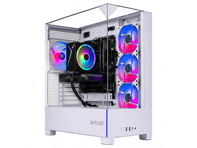 Skytech Gaming Archangel 5 Gaming PC, AMD Ryzen 7 8700F 4.1GHz, AMD RX 9070 GRE 12GB VRAM, B650 Motherboard, 1TB Gen4 NVMe SSD, 16GB DDR5 RAM 6000,...