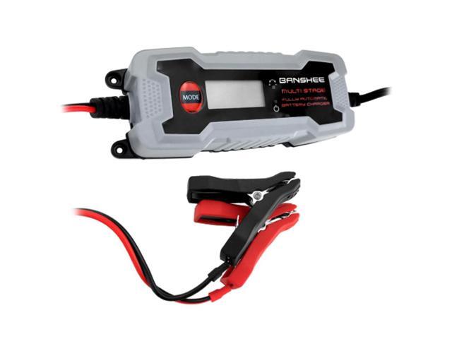 NEW 12 Volt Automatic Car Battery Smart Charger Maintainer With Ring Terminals