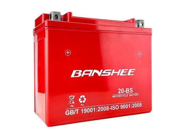 Banshee Replacement YTX20-BS Battery - High Performance Power Sports, AGM, Motorcycle Battery, 295 CCA