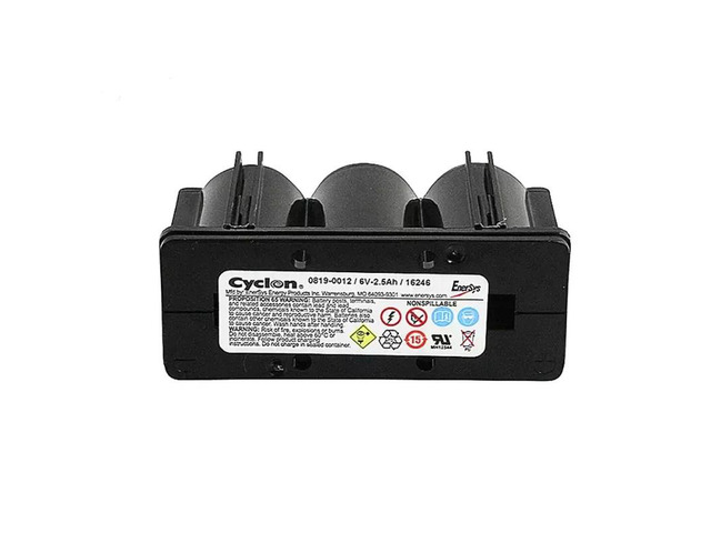 6 Volt 2.5 Amp-Hour Battery for LifeFitness Equipment High-Performance Replacement Battery
