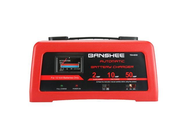 10/2/50 Amp 12 Volt Battery Charger Jump Engine Starter Car Boat Vehicle Quick