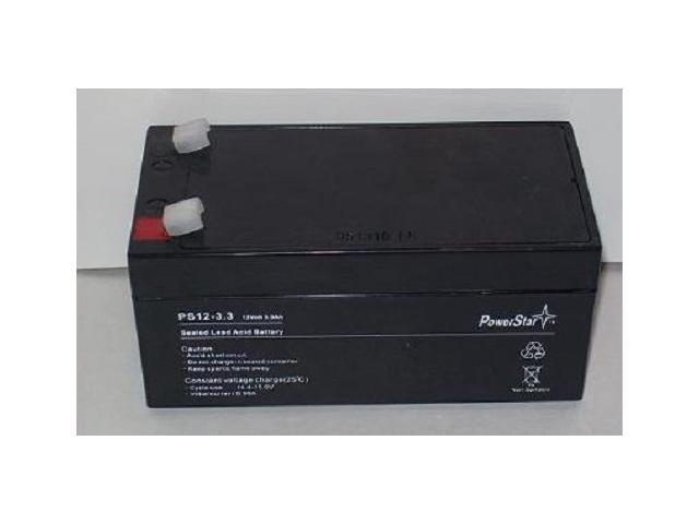 PowerStar-12V 3.2AH SLA Battery replaces cp1232 ps-1230 3 Year Warranty